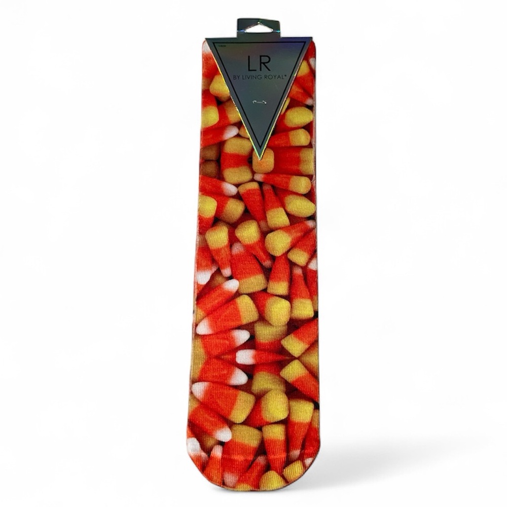 Living Royal Candy Corn Crew Socks